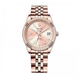 Alexandre Christie AC 5013  Full Rosegold Computer Dial Man MDBRGLNRG